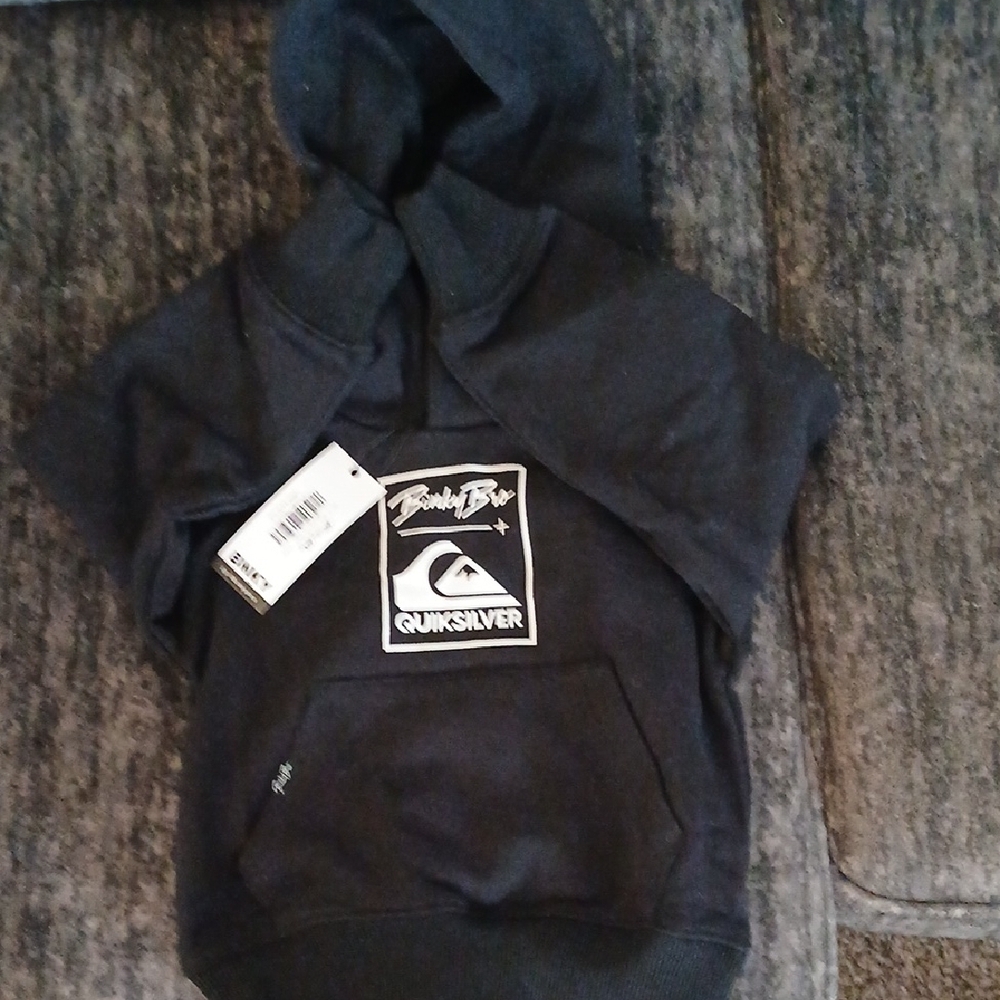Quiksilver Dark Gray Hoodie with Graphic